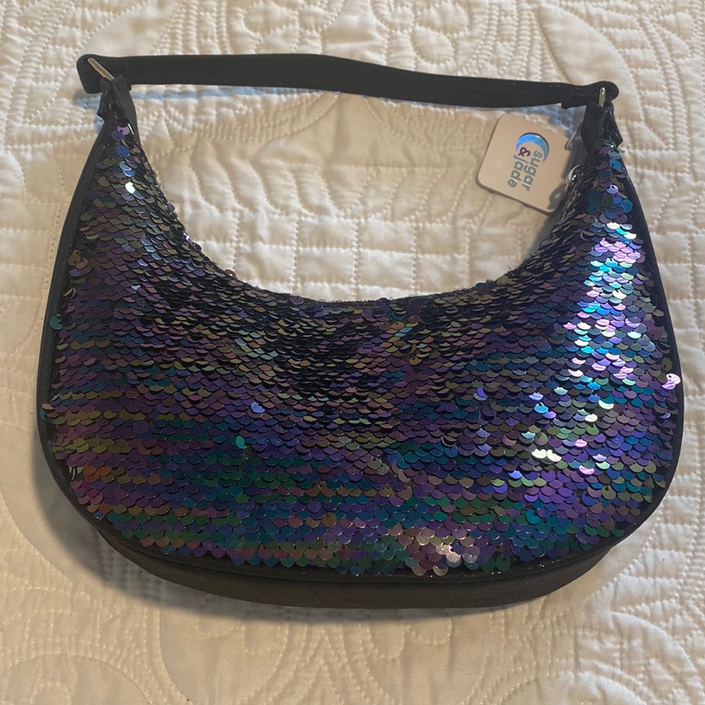 Sequin purse